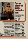 Det er sjovt at spille badminton