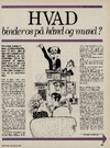 Hvad binder os på hånd og mund?