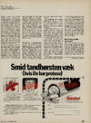 Smid tandbørsten væk (hvis De har protese)