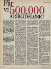 Får vi 500.000 arbejdsløse?