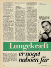 Lungekræft er noget naboen får