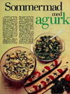 Sommermad med agurk