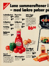 Lune sommeraftener i haven - med lækre pølser på havegrillen
