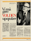 Vi må gøre volden upopulær