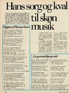 Hans sorg og kval blev til skøn musik