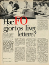 Har FO gjort os livet lettere?