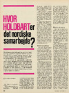 Hvor holdbart er det nordiske samarbejde?