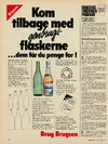 Kom tilbage med genbrugsflaskerne