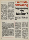 Fremtidsforskning - kejserens nye klæder? 