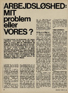 Arbejdsløshed: mit problem eller vores? 