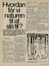 Hvordan får vi naturen til at slå til? 