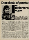 Den sidste afgørelse er patientens egen 