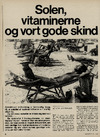Solen, vitaminerne og vort gode skind 