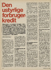 Den ustyrlige forbrugerkredit 