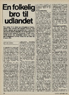 En folkelig bro til udlandet 