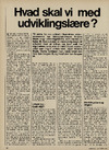 Hvad skal vi med udviklingslære? 