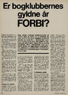 Er bogklubbernes gyldne år forbi? 