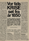 Vor tids krise set fra 1850 