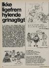 Ikke ligefrem hylende grinagtigt