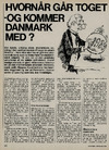 Hvornår går toget - og kommer Danmark med?