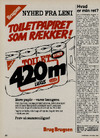 Toiletpapiret som rækker!