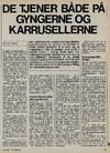 De tjener både på gyngerne og karrusellerne