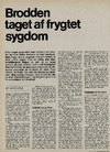Brodden taget af frygtet sygdom