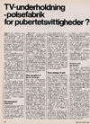 TV-underholdning - pølsefabrik for pubertetsvittigheder?