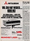 Mitsubishi TV-båndoptager 