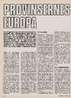 Provinsernes Europa  