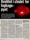 Kvalitet i stedet for lagkage-pynt 