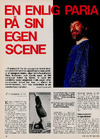 En enlig paria på sin egen scene 