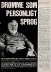 Drømme som personligt sprog 