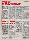 Resultat af prøvesmagning 