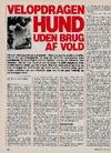 Velopdragen hund uden brug af vold 