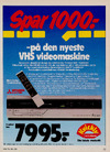 Spar 1000 - på den nyeste VHS maskine 