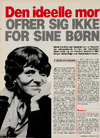 Den ideelle mor ofrer sig ikke for sine børn 