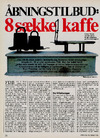 Åbningstilbud: 8 sække kaffe 