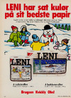 Leni har sat kulør på sit bedste papir 