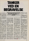 Tanker ved en begravelse 