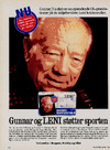 Gunnar og Leni støtter sporten 