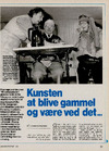 Kunsten at blive gammel og være ved det…