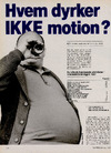 Hvem dyrker ikke motion?