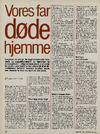 Vores far døde hjemme