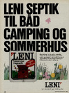 Leni septik til båd, camping og sommerhus