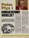 Peter plys i konsultationsværelset