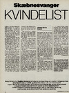 Skæbnesvanger kvindelist