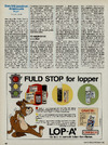 Fuld stop for lopper