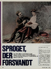 Sproget, der forsvandt