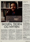 Skolen, troen og nytten